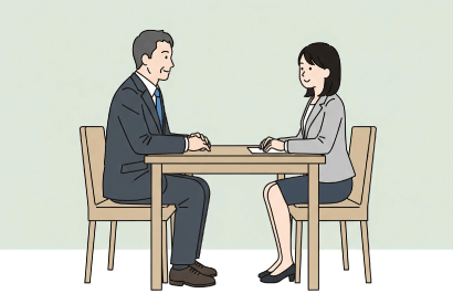 1on1のイラスト
