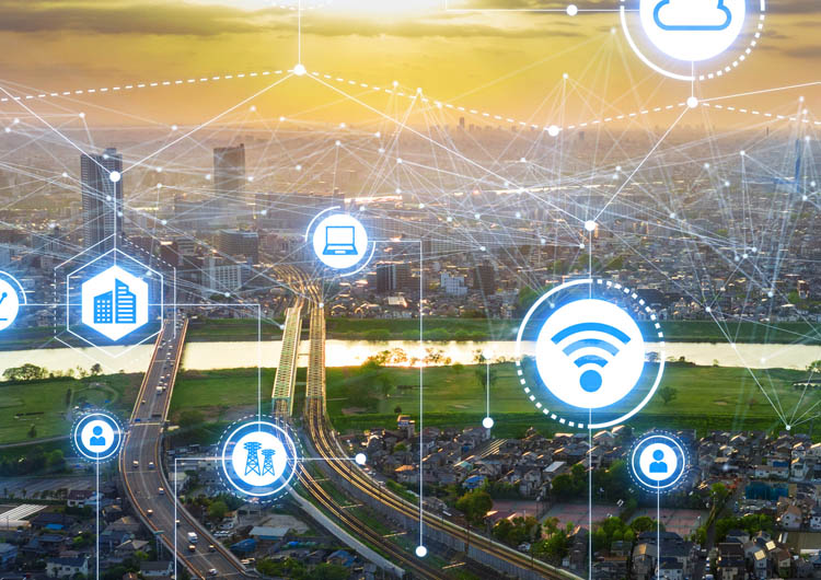 IoTと社会のイメージ