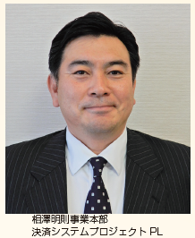 決済ビジネス部部長 相澤明則